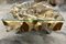 Modern Organic Teak Root Coffee Table with Glass Plate, 2022 5