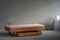 Sofá cama sueco Mid-Century moderno de pino, años 60, Imagen 4