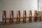 Mid-Century Modern Danish Elm Sculptural Dining Chairs, 1970s, Set of 6, Image 5