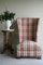 Early 20th Century Upholstered Checked Occasional Chair 8