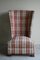 Early 20th Century Upholstered Checked Occasional Chair 7