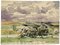 John Murray Thomson RSA, Veduta di un paesaggio scozzese, metà del XX secolo, Dipinto ad acquerello, Immagine 2