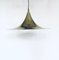 Postmodern Witch Hat Gold Pendant Lamp, 1980s 9