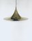 Postmodern Witch Hat Gold Pendant Lamp, 1980s 10