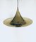 Lámpara colgante posmoderna con sombrero de bruja dorado, años 80, Imagen 7