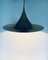 Lámpara colgante posmoderna con sombrero de bruja dorado, años 80, Imagen 4