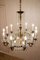 Large Empire Chandelier in Bohemia Crystal, 1940s 6