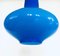 Lampe à Suspension en Verre Bleu Opalin attribuée à Massimo Vignelli pour Venini Murano, Italie, 1950s 4