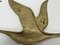 Vintage Flying Birds Brass Wall Decoration, 1960s, Set of 5 10
