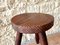 Vintage French Farmhouse Milking Stool on Tripod Legs 5