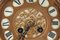 19th Century French Rosewood Marquetry Inlaid 8 Day Mantel Clock, 1870s, Image 3