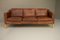 Vintage Danish Leather 3-Seater Sofa by Stouby, 1980s, Image 1