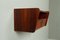 Vintage Danish Rosewood Floating Shelf, 1960s 5