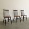 Mid-Century Scandinavian Spindle Back Chairs, 1950s, Image 4
