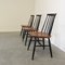 Mid-Century Scandinavian Spindle Back Chairs, 1950s, Image 3