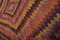 Tapis Kilim Diamant Vintage, Turquie 8