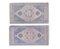 Handknotted Oushak Yastik Doormats, Set of 2 2