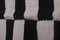 Large Vintage Turkish Hemp Kilim Rug with Stripes, Image 7