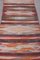 Long Turkish Striped Flat Weave Kilim Runner Rug, 1960s, Image 5