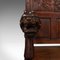 Antique Scottish Victorian Carved Oak Hall Chair, 1860s 10