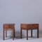 Handcrafted Walnut & Oak End Bedside Tables from Sum Furniture, Set of 2 3
