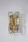 Mid-Century Brass & Glass Sconce from Doria Leuchten, Image 1