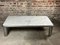 Vintage Chromed Aluminum and Marble Tray Coffee Table attributed to Gianfranco Frattini, 1960s 1