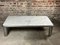 Vintage Chromed Aluminum and Marble Tray Coffee Table attributed to Gianfranco Frattini, 1960s, Image 1