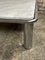 Vintage Chromed Aluminum and Marble Tray Coffee Table attributed to Gianfranco Frattini, 1960s 9
