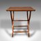 Antique English Victorian Folding Writing Table in Walnut, 1880s 6