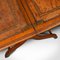 Antique English Victorian Folding Writing Table in Walnut, 1880s, Image 10