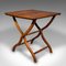 Antique English Victorian Folding Writing Table in Walnut, 1880s, Image 1
