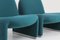 Alky Chairs in Petrol Blue by Giancarlo Piretti for Artifort, Set of 2 6