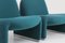 Alky Chairs in Petrol Blue by Giancarlo Piretti for Artifort, Set of 2, Image 6