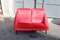 Italian Magenta Velvet Sofa from Arflex, 1960s, Image 16