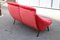 Italian Magenta Velvet Sofa from Arflex, 1960s 7