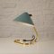 Swedish Teal Blue Table Lamp by Erik Wärna for Gnosjö Artsmide, 1950s 12