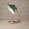Swedish Teal Blue Table Lamp by Erik Wärna for Gnosjö Artsmide, 1950s 7