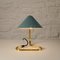 Swedish Teal Blue Table Lamp by Erik Wärna for Gnosjö Artsmide, 1950s, Image 5