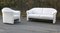 Sofa and Armchair in Cream from Walter Knoll, Set of 2 1
