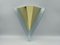 Apliques triangulares posmodernos de Karstadt AG, años 80. Juego de 2, Imagen 1