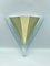 Applique triangolari postmoderne di Karstadt AG, anni '80, set di 2, Immagine 5