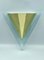 Apliques triangulares posmodernos de Karstadt AG, años 80. Juego de 2, Imagen 9