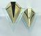 Postmodern Triangular Sconces from Karstadt AG, 1980s, Set of 2 4