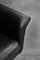 Mid-Century Danish Modern Minimalist Black Leather Swivel Armchair by Georg Thams, 1960s, Image 18