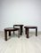 Tables Gigognes Rondes Empilables, Italie, 1970s, Set de 3 1