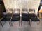 Black Leather Dining Chairs by Niels Otto Moller, 1960s, Set of 8 4