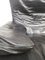 Butacas Maralunga de cuero negro atribuidas a Vico Magistretti para Cassina, años 70. Juego de 2, Imagen 18