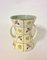 Hand-Painted Ceramic Vase with Gold Finishes by Dante Baldelli for Ceramiche Baldelli, 1940s 1