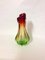 Ribbed Murano Glass Vase 2